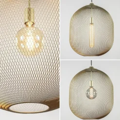 Hanglamp Moroc 50cm goud