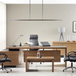 Hanglamp Real zwart up+down 2xpush dtw