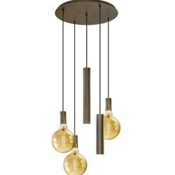 Hanglamp Riva 5l rond platinum