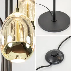 Klassieke LED vloerlamp Egg inclusief LED
