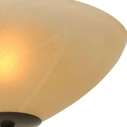 Klassieke plafonnière Bolzano bruin