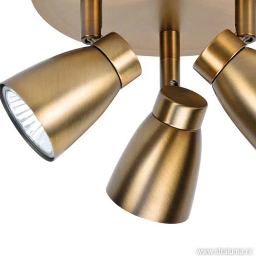 Klassieke spot Mirage brons 3 lichts