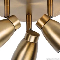 Klassieke spot Mirage brons 3 lichts