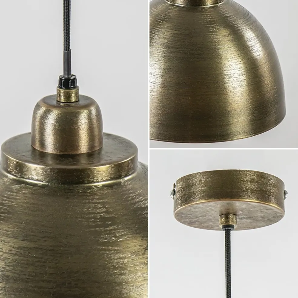 Kleine hanglamp Kylie oud brons 30 cm