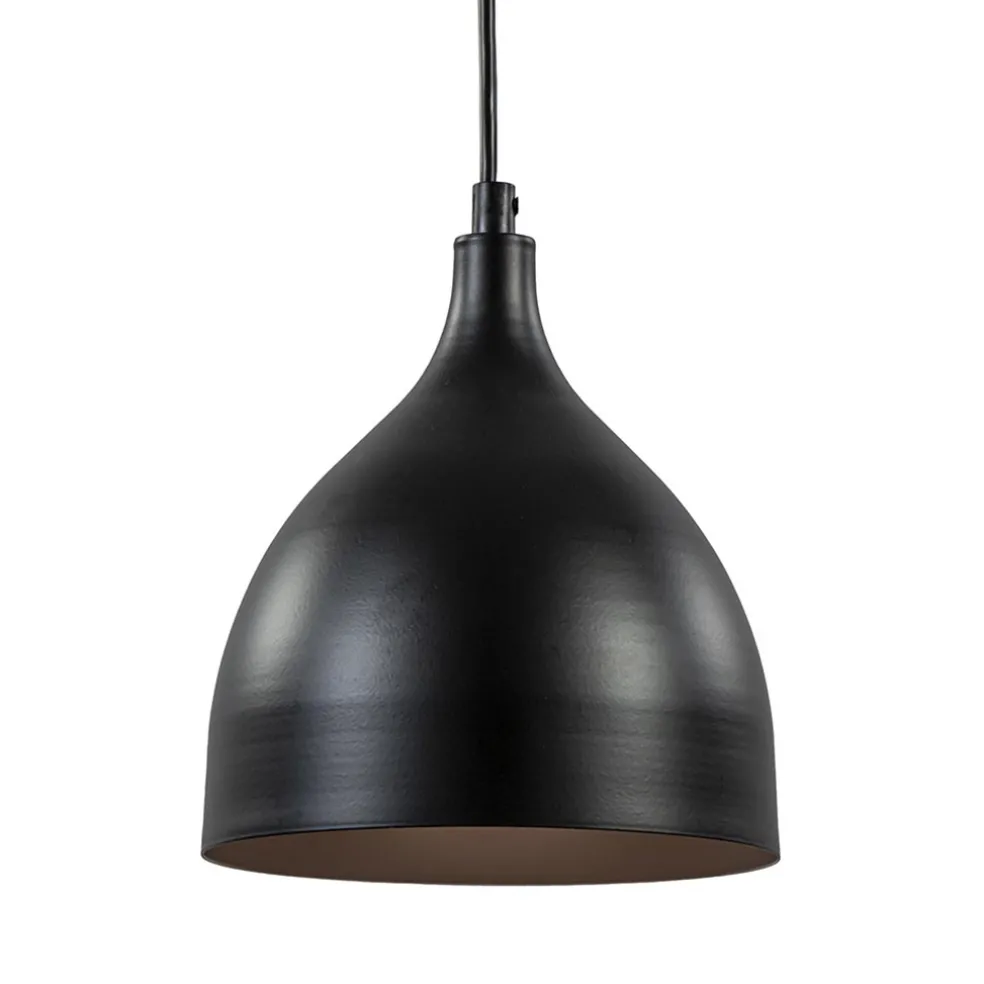 Kleine hanglamp zwart keuken-bar-hal-wc