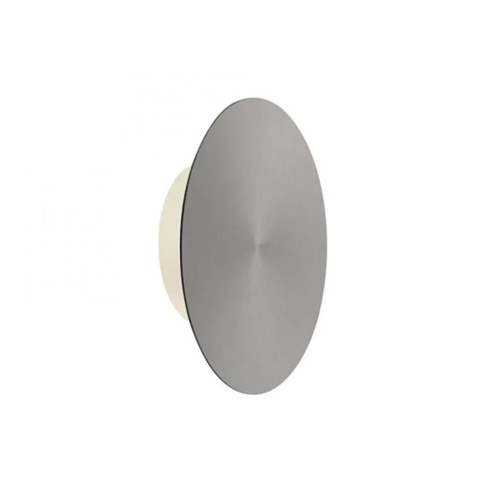 Kleine LED wandlamp op accu grijs