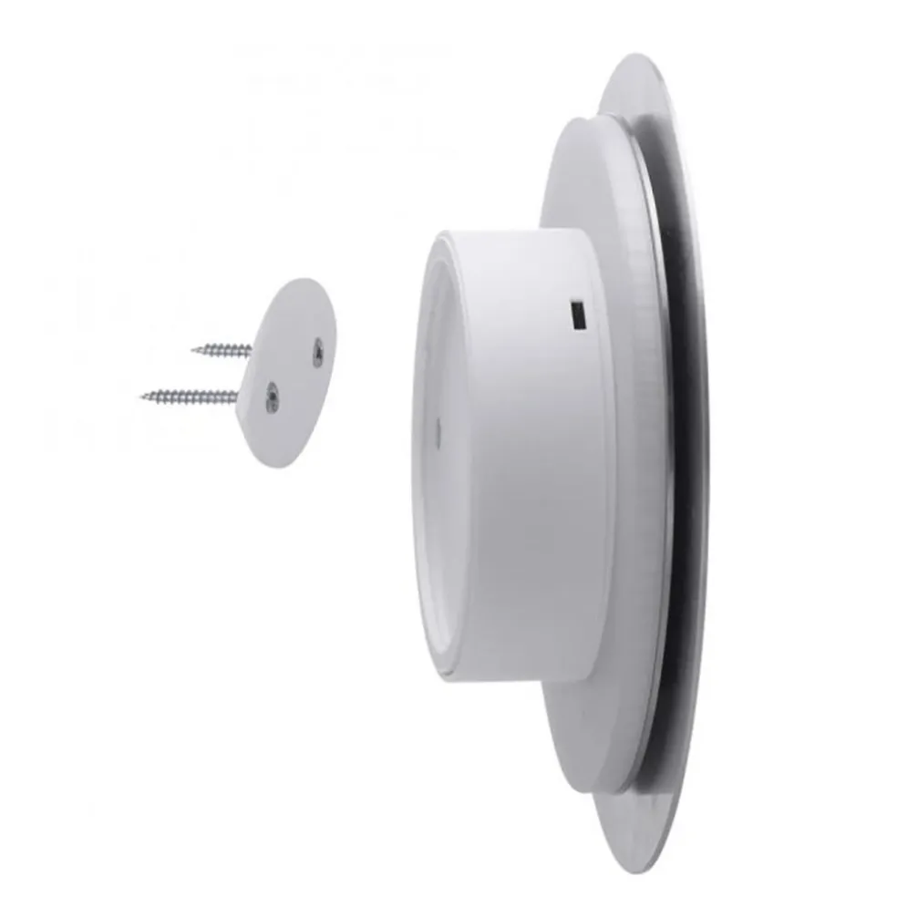 Kleine LED wandlamp op accu grijs