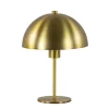 Kleine retro tafellamp Merel antiek brass