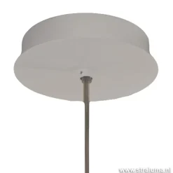 Kleine ronde design hanglamp Kelly wit