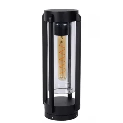 Kleine staande buitenlamp mat zwart IP44