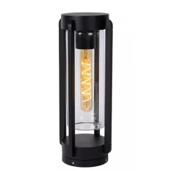 Kleine staande buitenlamp mat zwart IP44