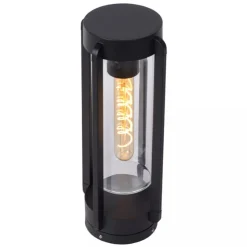 Kleine staande buitenlamp mat zwart IP44