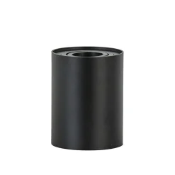 Kleine tafellamp spot mat zwart metaal