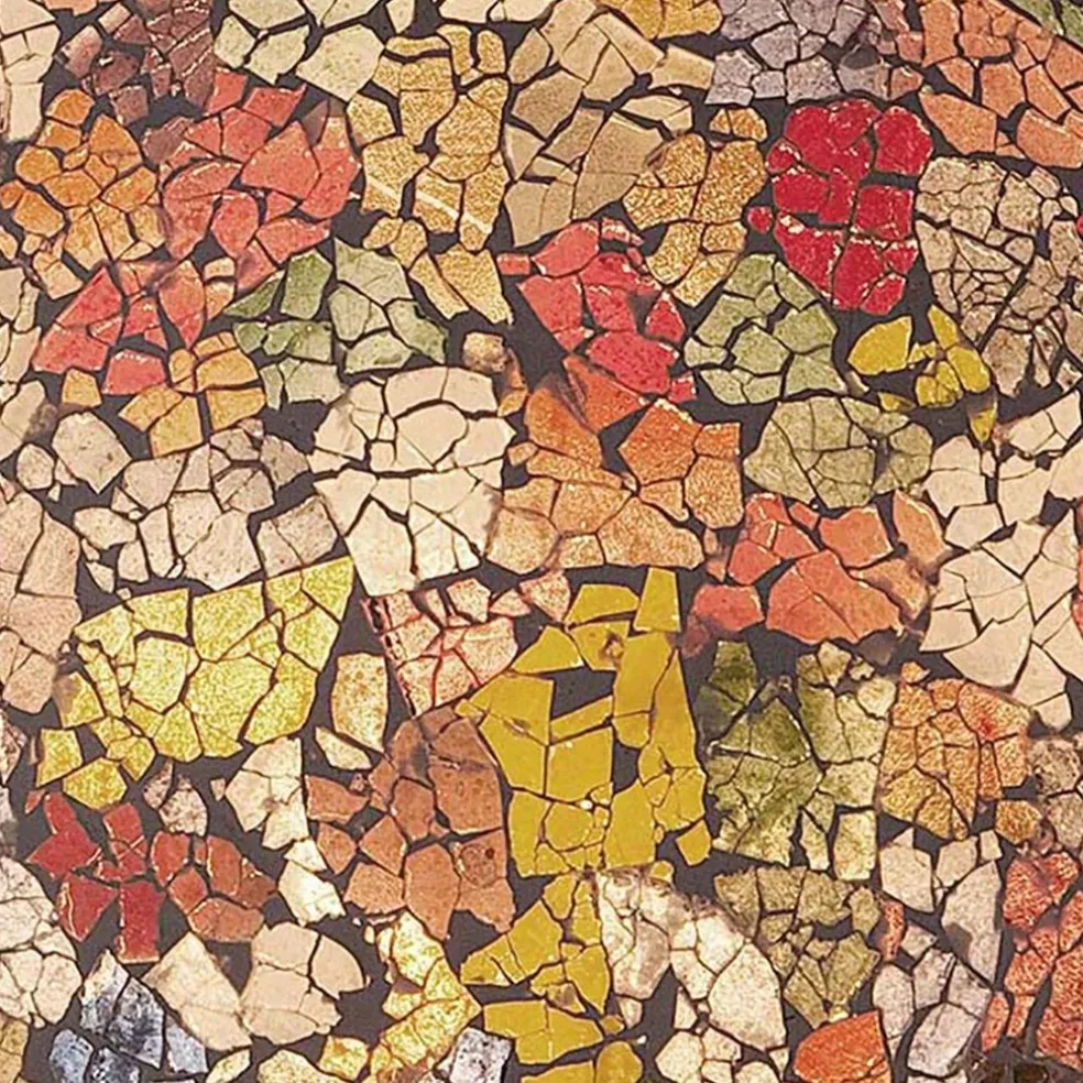 Kleurige tafellamp decoratief glas