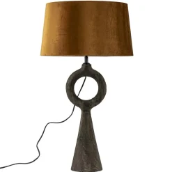 Lampvoet Sabuli hout donker bruin excl. kap