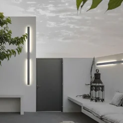 LED buitenlamp dark grey horizontaal/verticaal