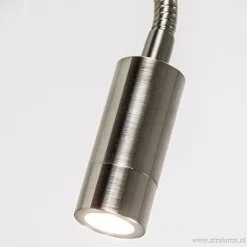 LED wandlamp/bedlamp flexibel staal