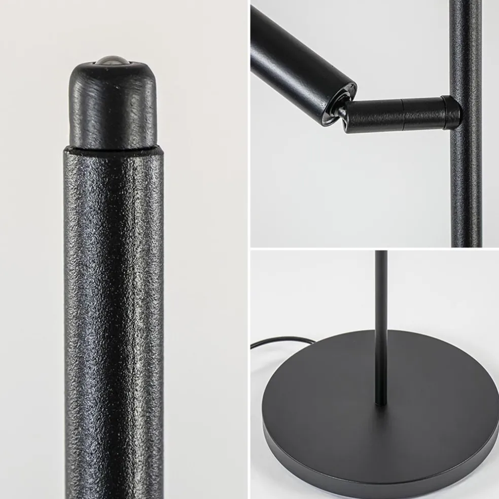 Leeslamp Flute 2l zwart dim-to-warm