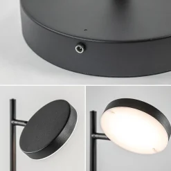 Leeslamp Round Move Portable zwart oplaadbaar
