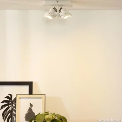 2-Lichts opbouwspot wit dim to warm LED