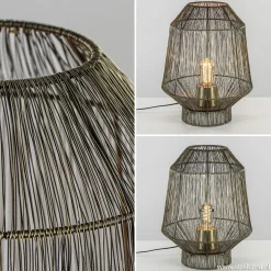 Light & Living tafellamp Vitora antiek brons