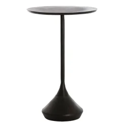 Light and Living bijzettafel Dimphy antiek zwart