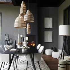 Light and Living hanglamp Latika zeegras naturel