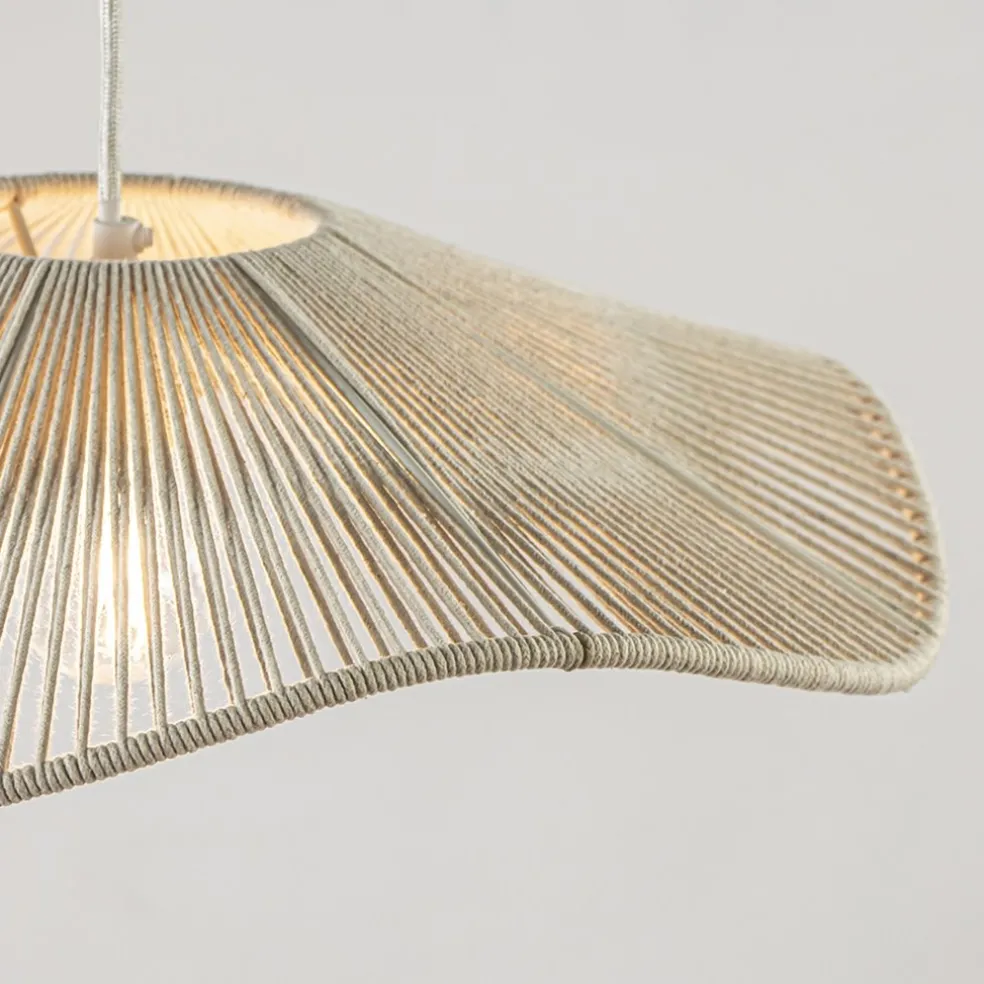 Light and Living hanglamp Rafa crème 50 cm