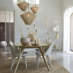 Light and Living hanglamp Felida crème 53 cm