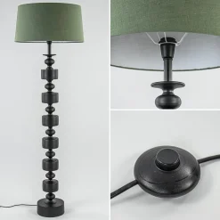 Light and Living lampvoet Gody mat zwart