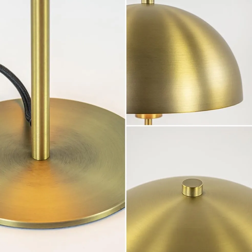 Light and Living tafellamp Merel antiek brass