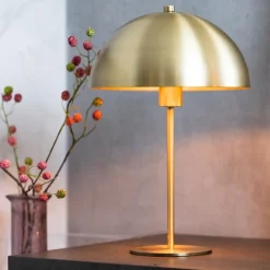 Light and Living tafellamp Merel antiek brass