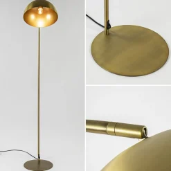 Light and Living vloerlamp Mette antiek brass