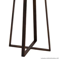 Luxe Staande lamp bruin met kap