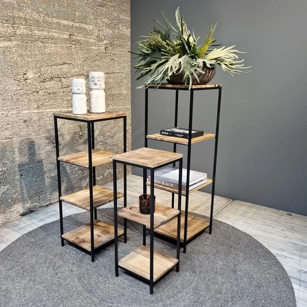 Mango houten kastje 40x40x120 cm