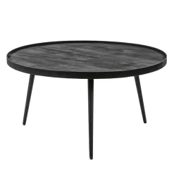 Mango houten koffietafel set van 2 zwart