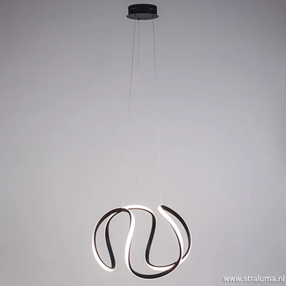 Moderne design hanglamp LED zwart