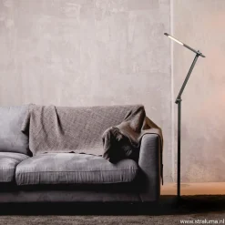 Moderne design vloer/leeslamp met dimbaar LED