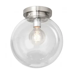 Moderne glazen plafonniere bol hal-wc