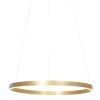 Moderne hanglamp ring goud met geïntegreerd LED