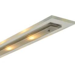 Moderne LED hanglamp nikkel met helder glas