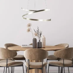 Moderne LED hanglamp rond met dim to warm functie