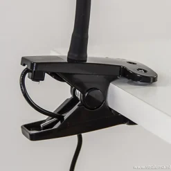 Moderne LED klemspot leeslamp zwart