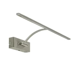 Moderne LED schilderijverlichting nikkel dimbaar