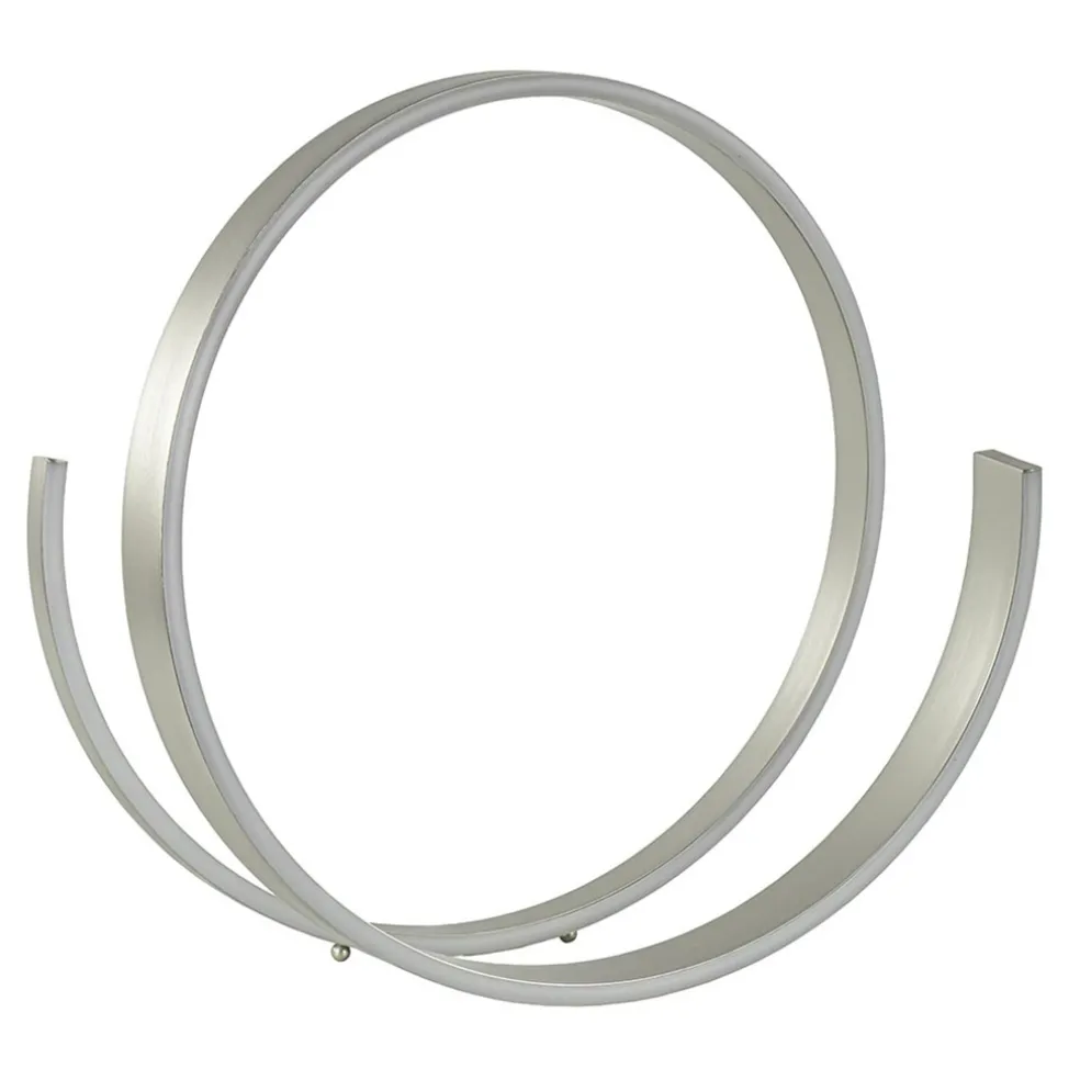 Moderne LED tafellamp nikkel met dim to warm functie