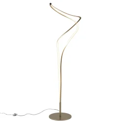 Moderne LED vloerlamp goud dimbaar