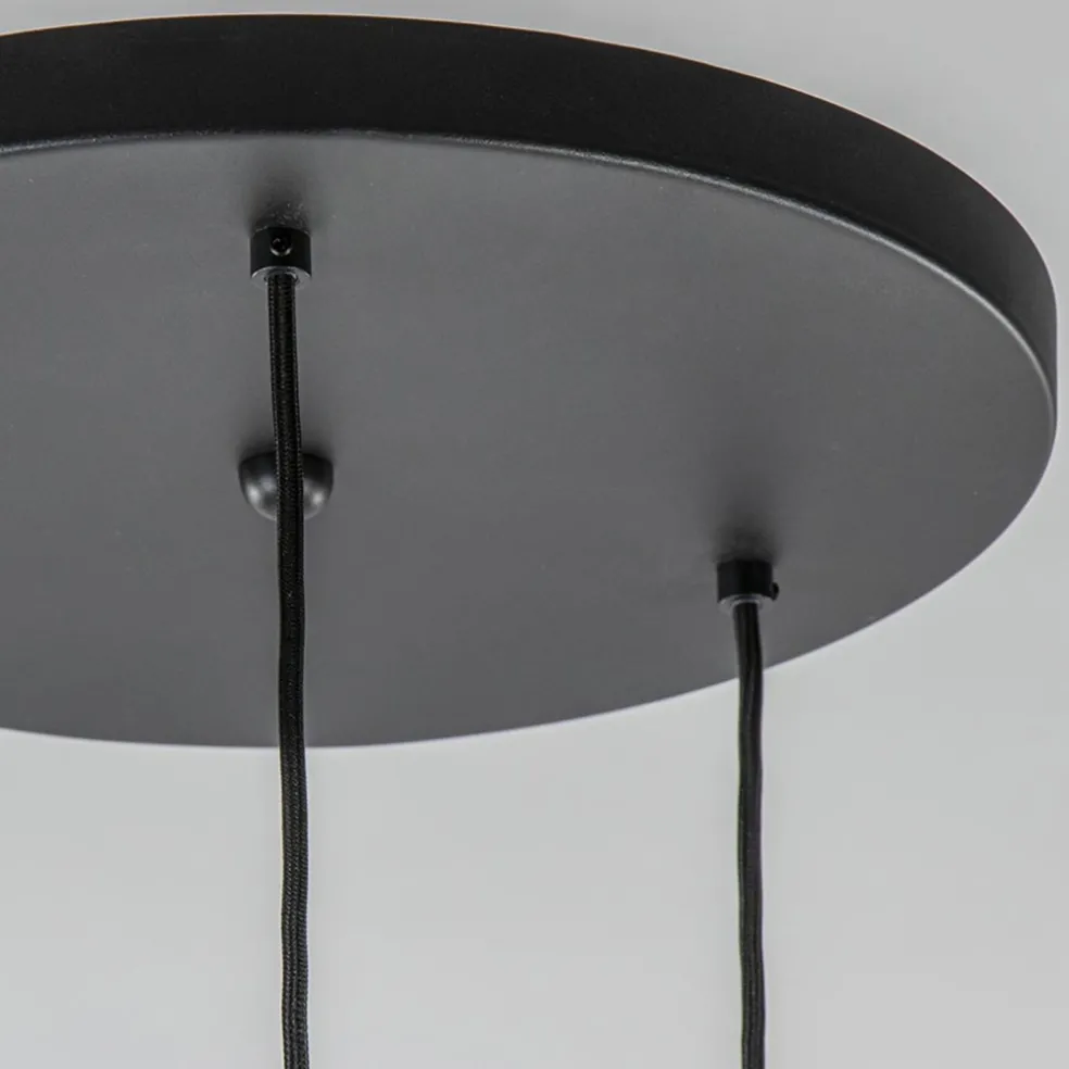 Moderne 3-lichts hanglamp zwart exclusief bronnen