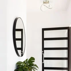 Moderne plafondlamp nikkel inclusief 3-standen dimbaar LED