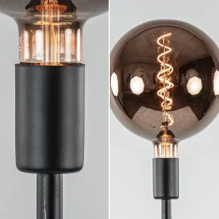 Moderne vloerlamp mat zwart exclusief lichtbron