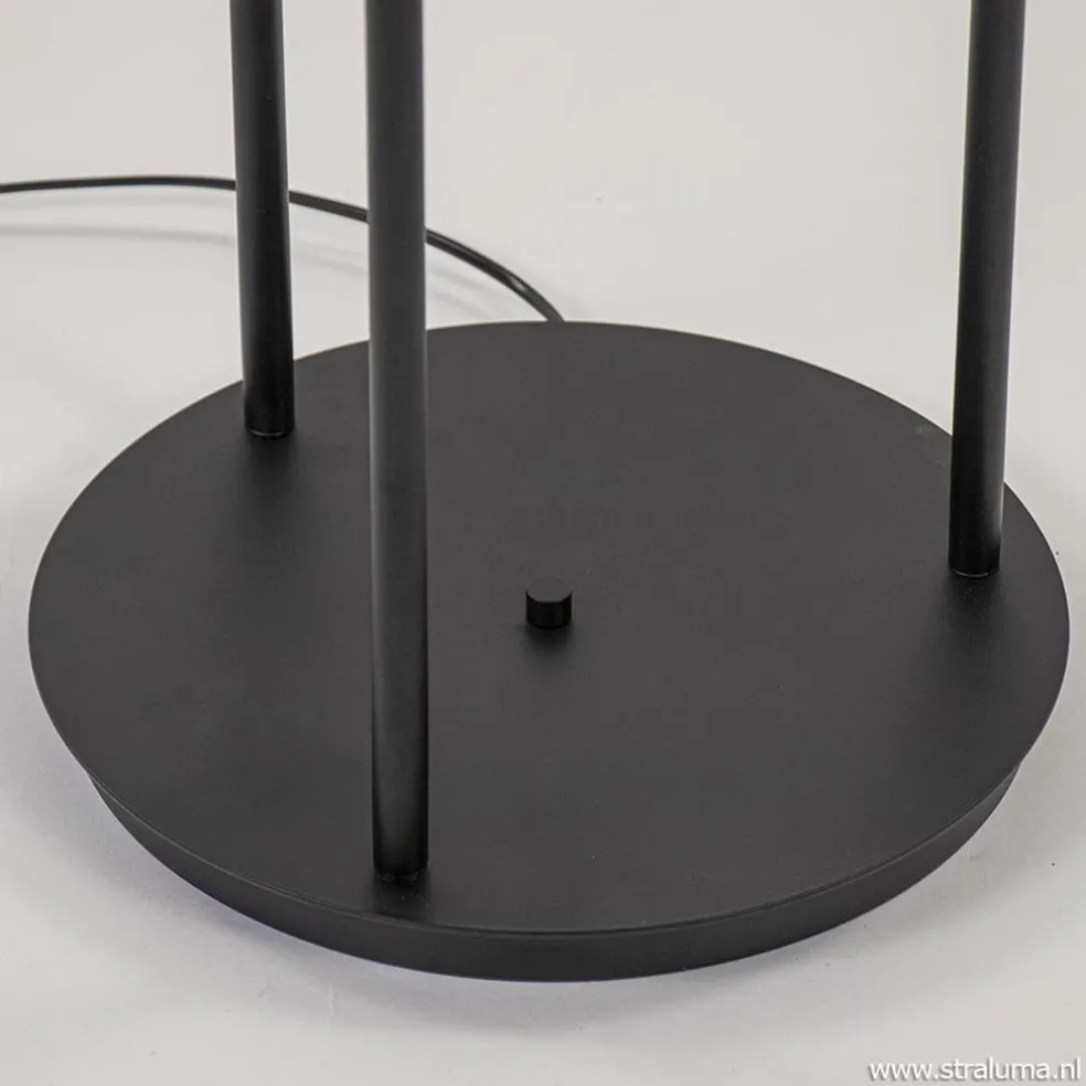 Moderne vloerlamp met glazen bollen